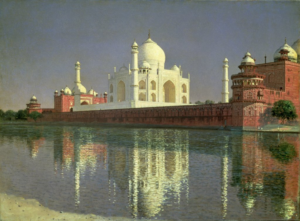 Detail of The Taj Mahal, 1874-76 by Vasili Vasilievich Vereshchagin