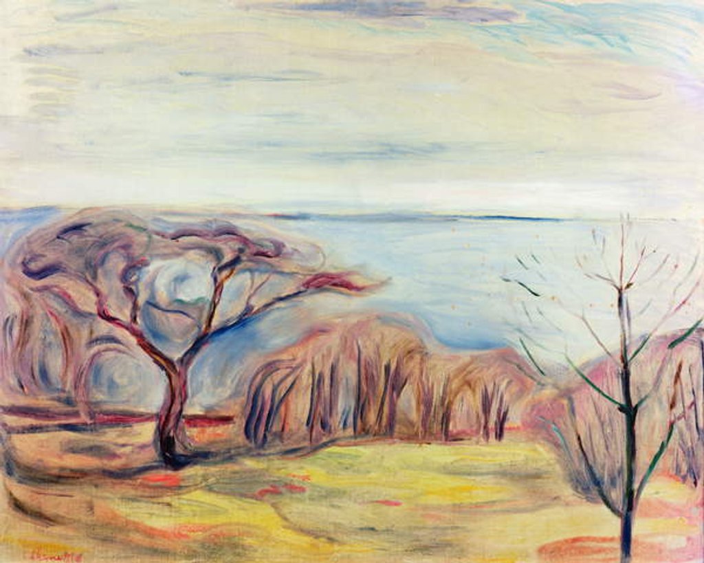 Detail of Landscape, 1905 by Edvard Munch