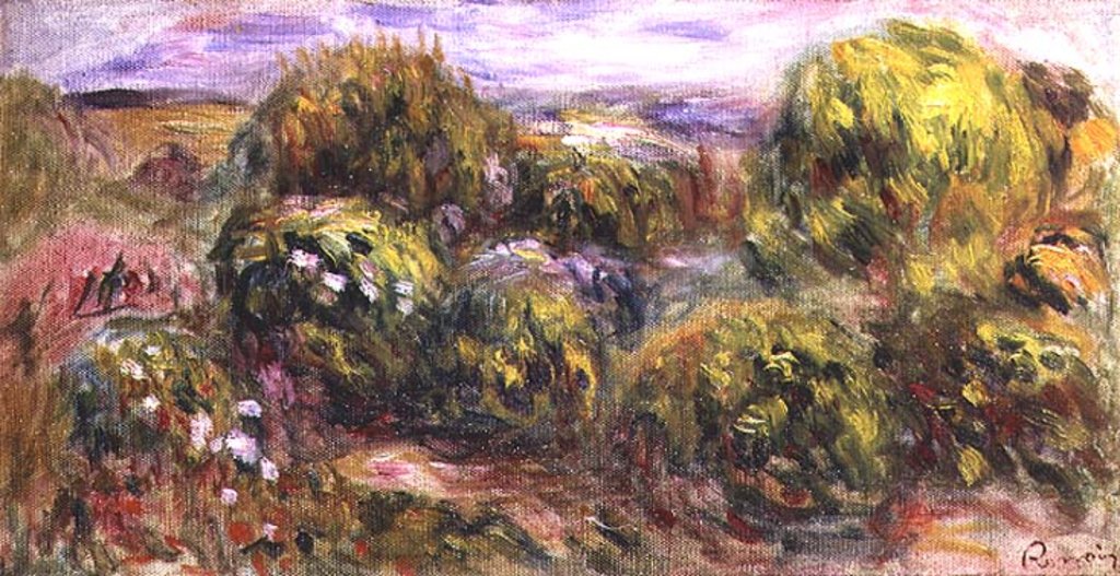 Detail of Landscape, 1916 by Pierre Auguste Renoir