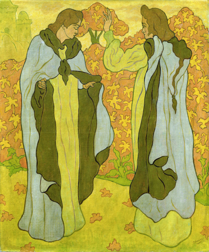 Detail of The Two Graces, 1895 by Paul Ranson