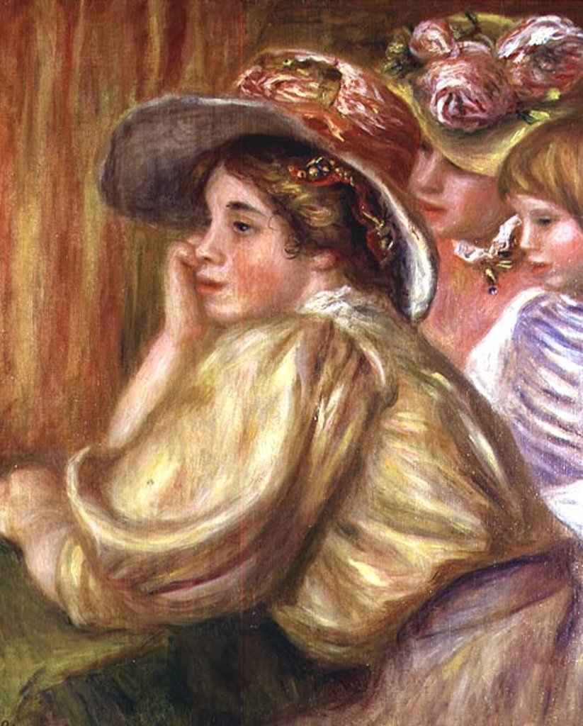 Detail of Coco and the two servants, 1910 by Pierre Auguste Renoir
