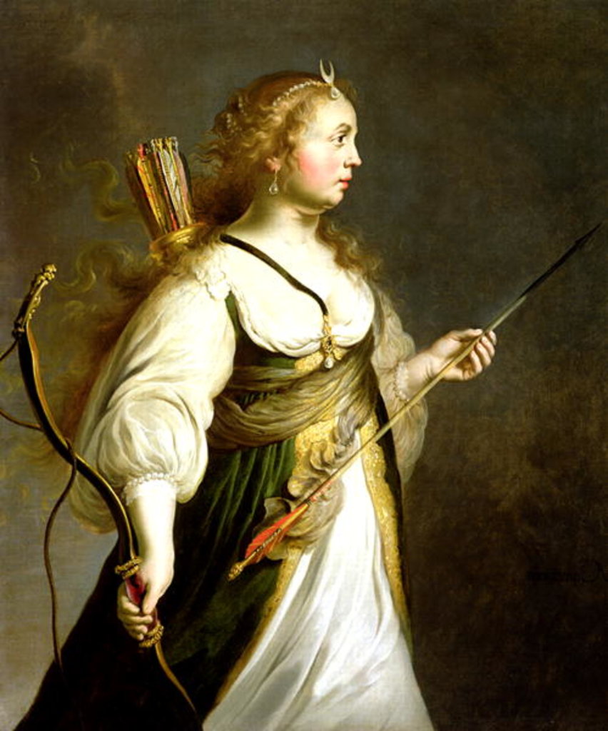 Detail of Diana by Adam Camerarius