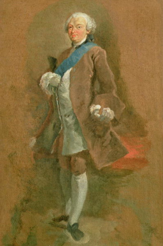 Detail of Portrait of the Duc de Choiseul, c.1757 by Giovanni Paolo Pannini or Panini