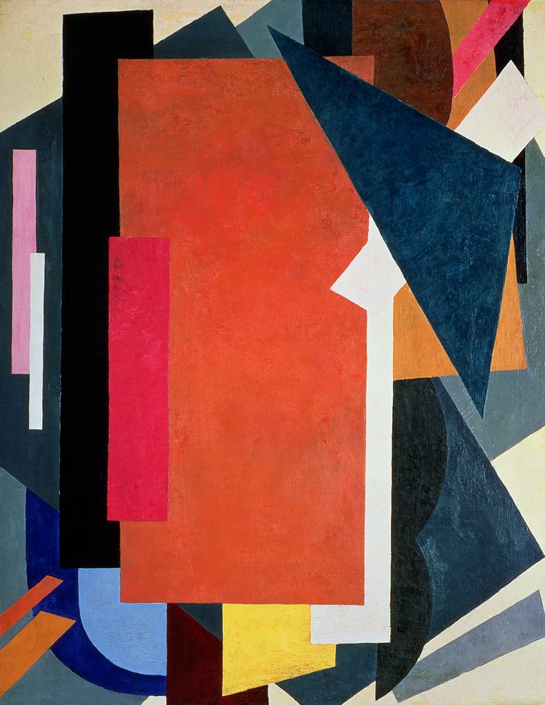 Detail of Painterly Architectonic, 1917 by Lyubov Sergeevna Popova