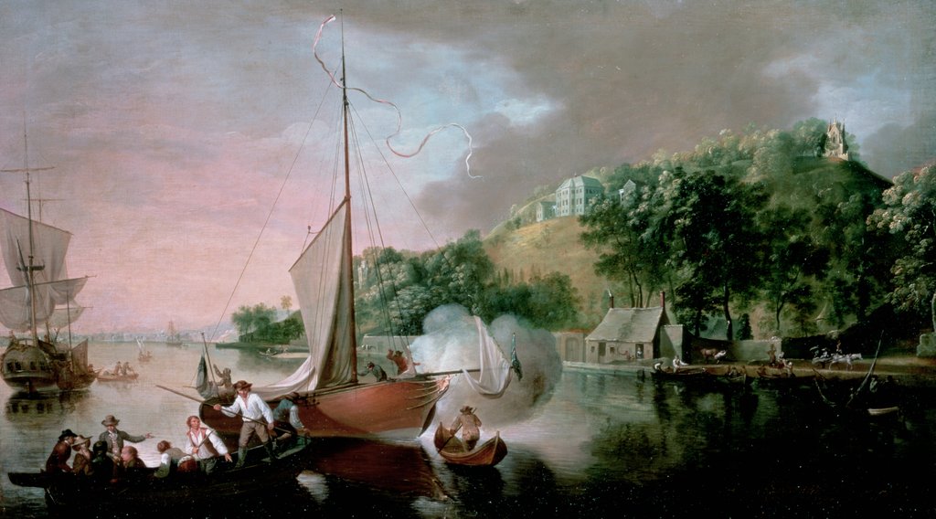 Detail of Tivoli, near Cork, 1780s by Nathaniel Grogan