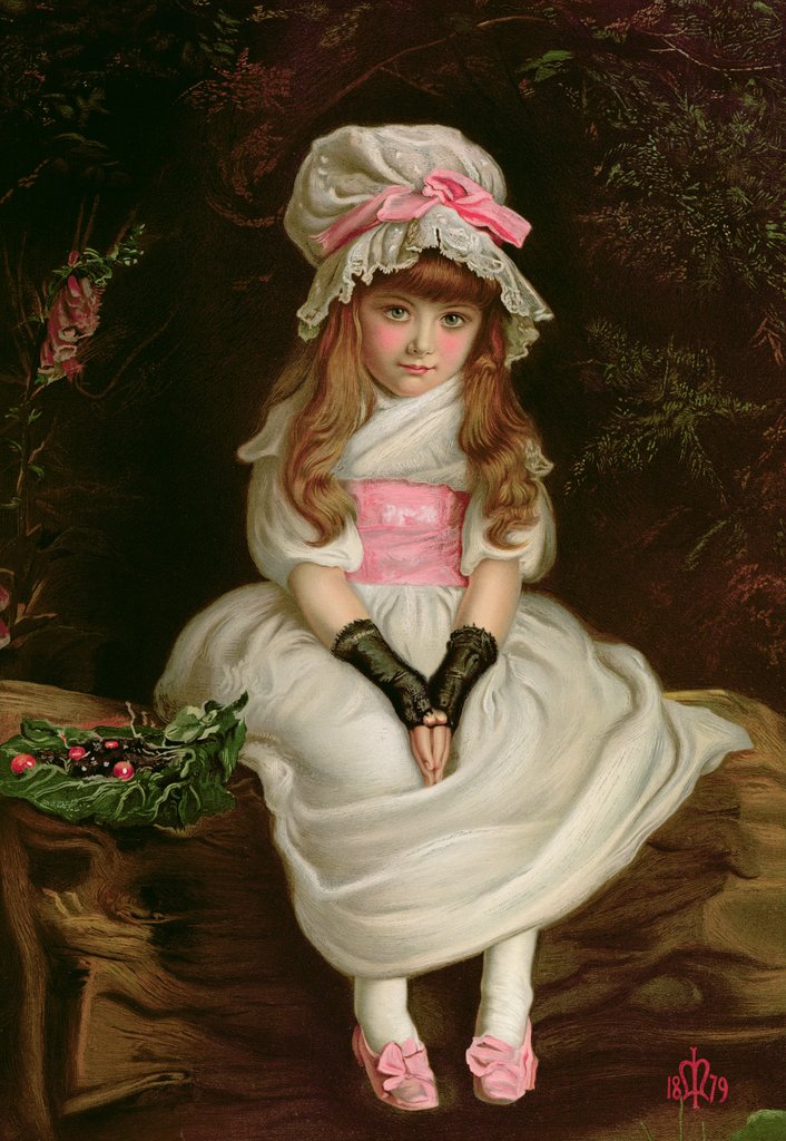 Detail of Cherry Ripe, 1879 by John Everett Millais