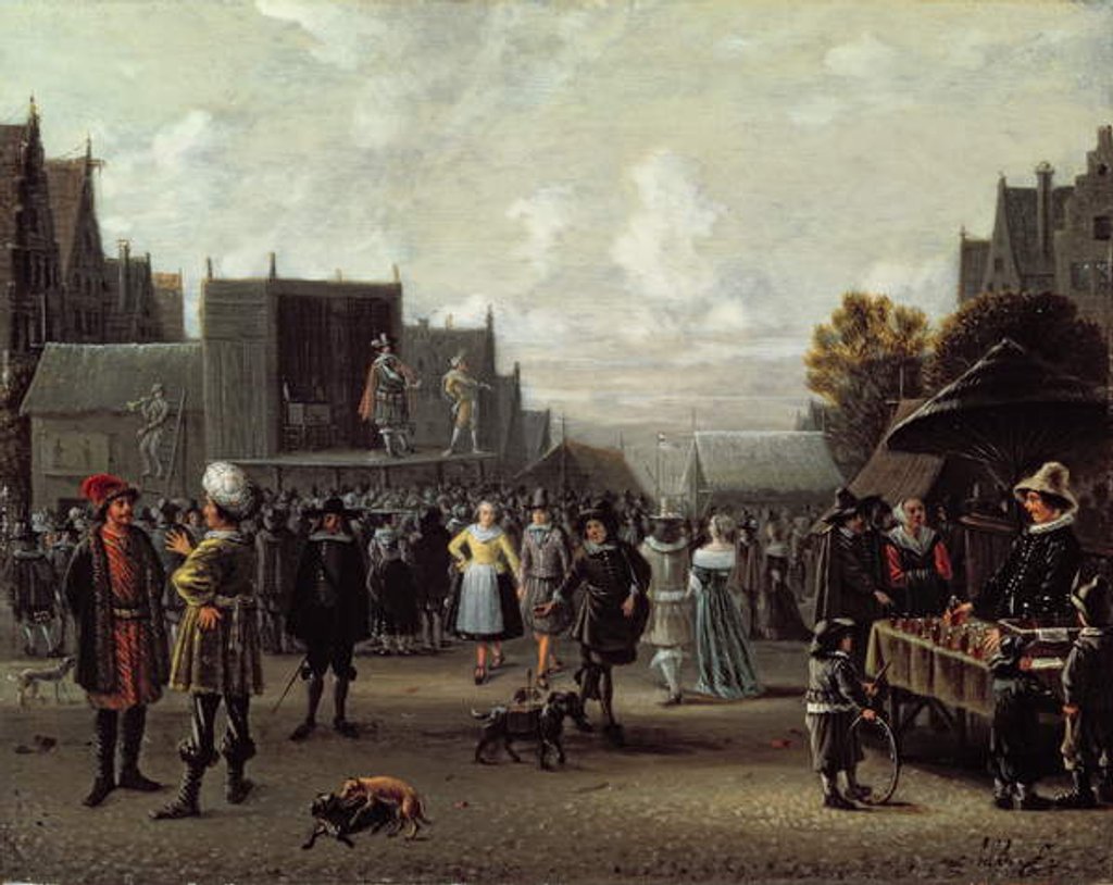 Detail of The Kermesse by Sybrandt van Beest