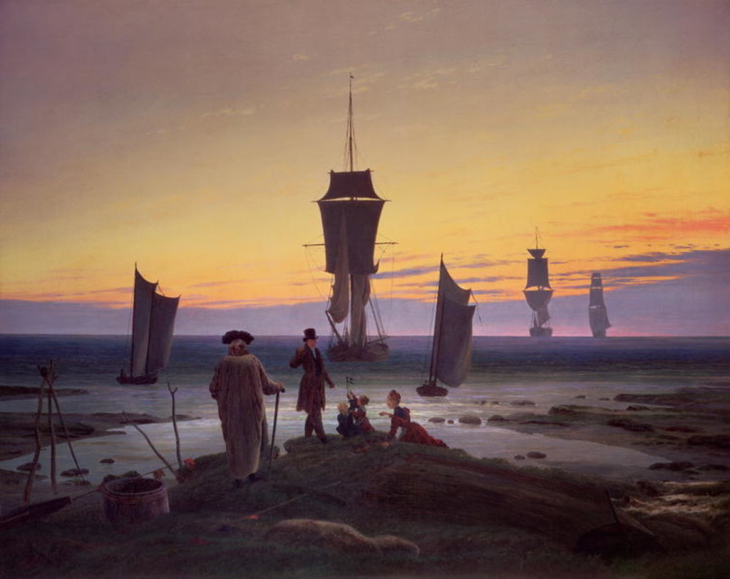 Detail of The Stages of Life, c.1835 by Caspar David Friedrich