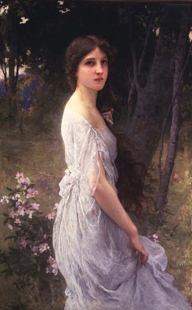 Detail of Springtime by Charles Amable Lenoir