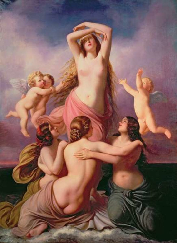 Detail of The Birth of Venus, 1846 by Eduard Steinbruck