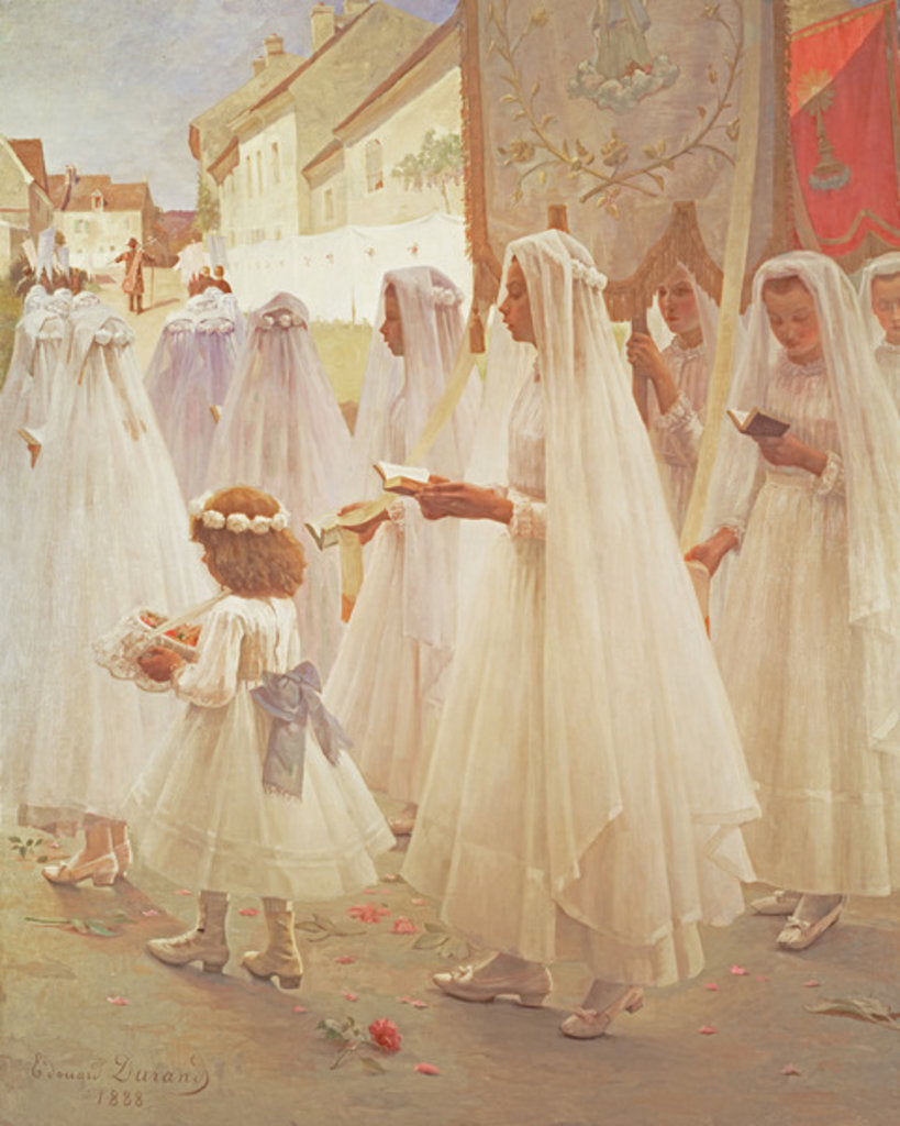 Detail of Whitsunday, 1888 by Edouard Victor Durand