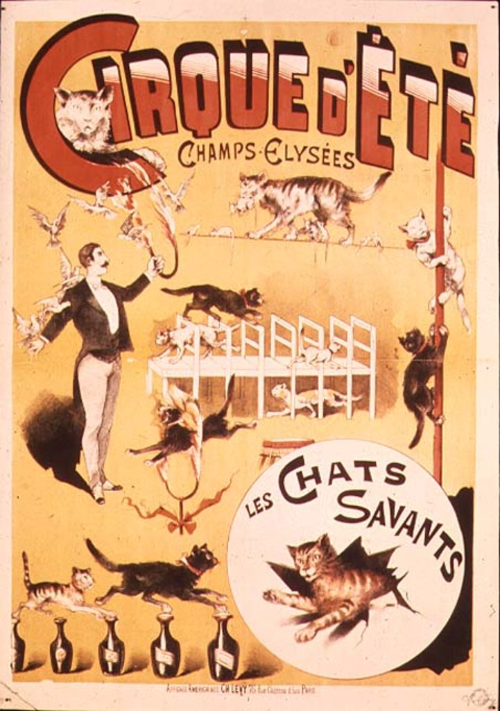 Detail of Poster advertising the Cirque d'Ete in the Champs Elysees, late 19th century by French School