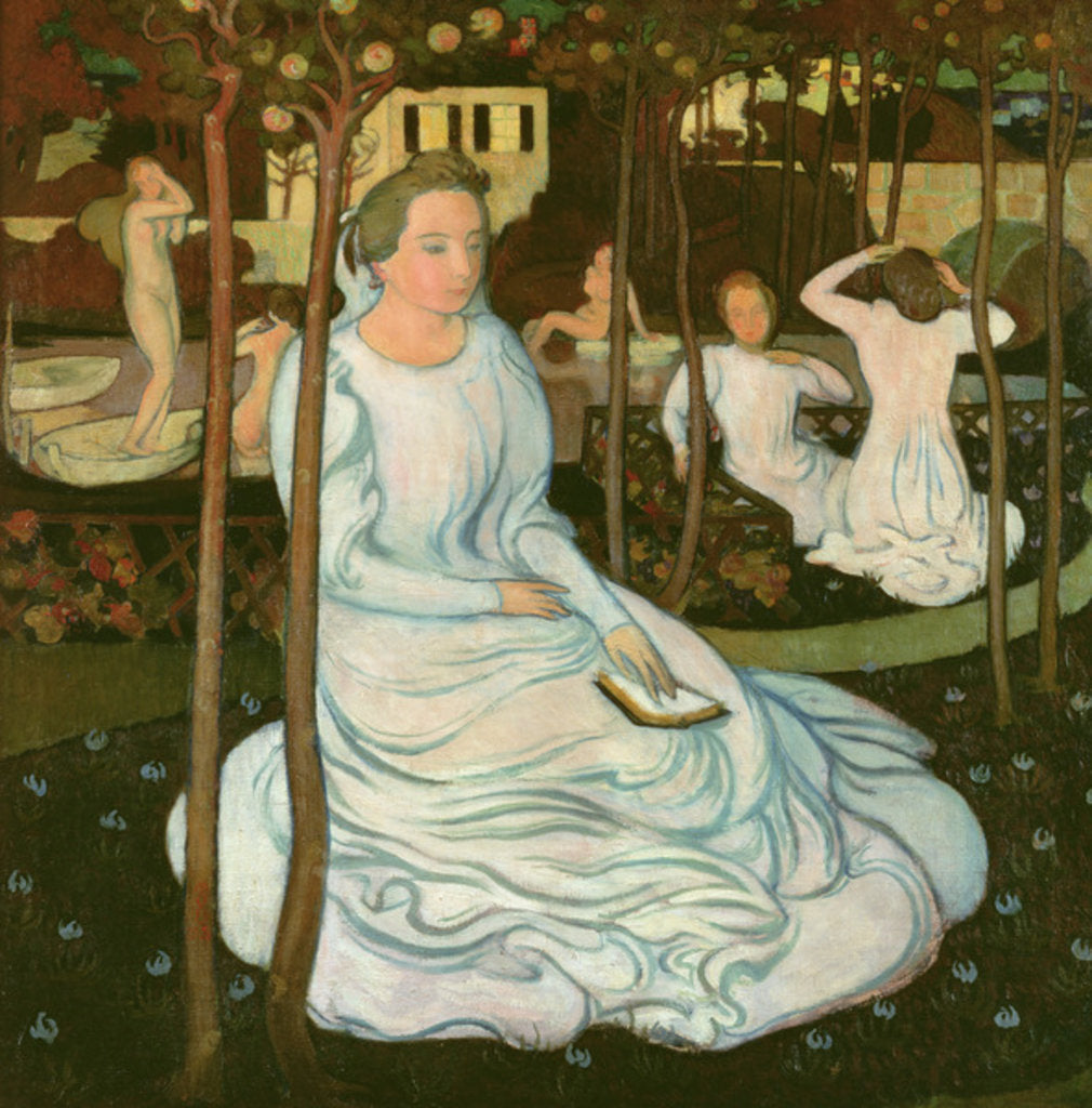 Detail of The Orchard of the Wise Virgins, 1893 by Maurice Denis
