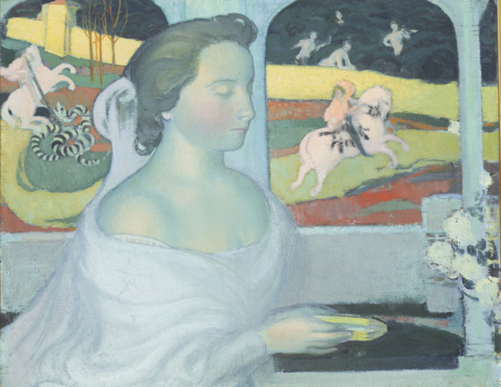 Detail of The Princess in the Tower, c.1900 by Maurice Denis