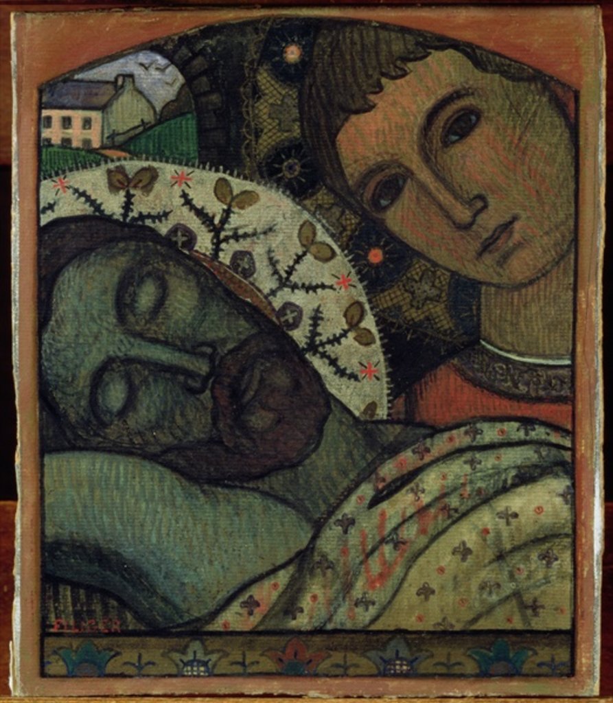 Detail of The Entombment by Charles Filiger