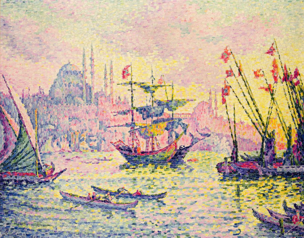 Detail of View of Constantinople, 1907 by Paul Signac