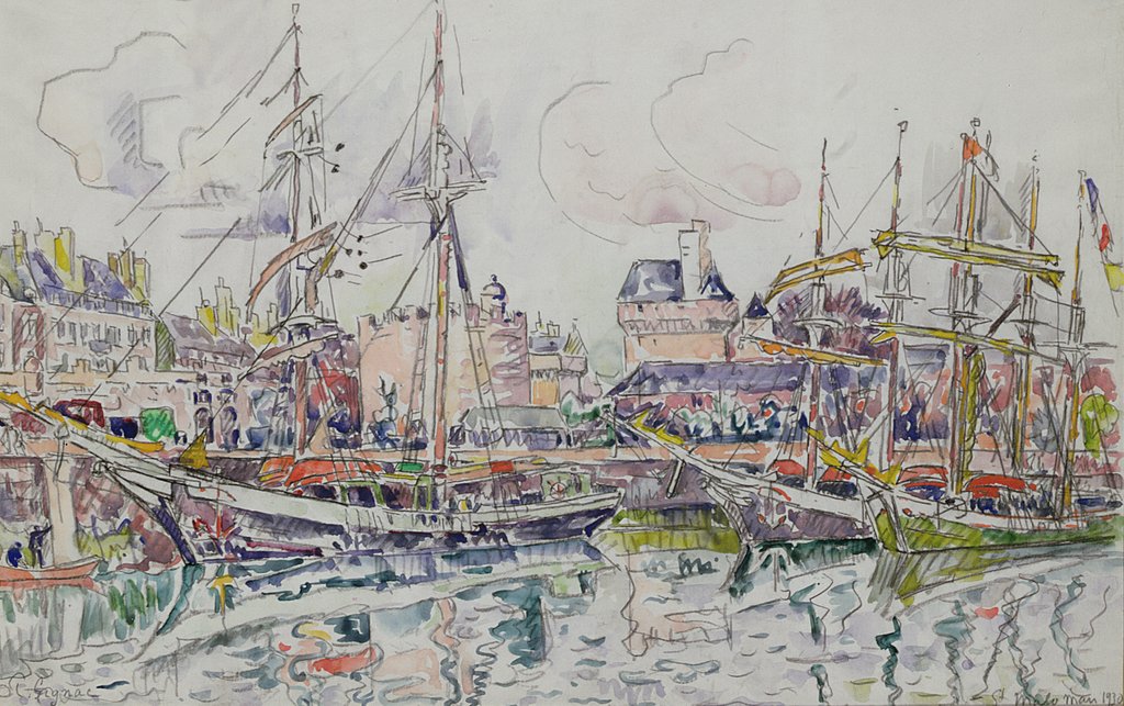 Detail of St. Malo, 1930 by Paul Signac