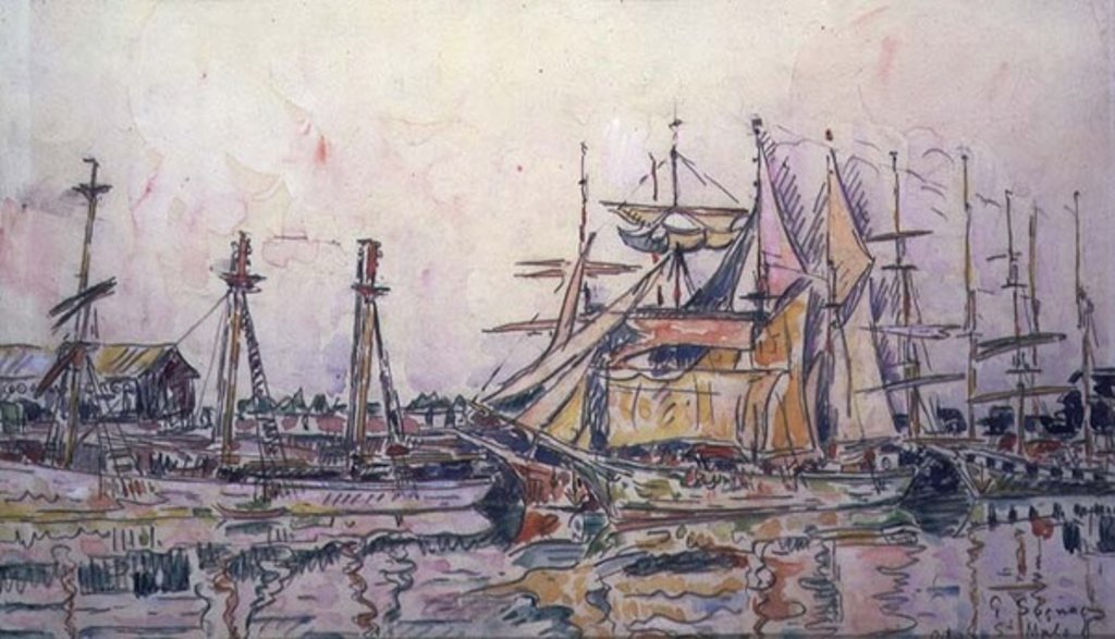 Detail of St. Malo, 1927 by Paul Signac