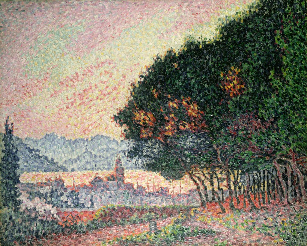 Detail of Forest near St. Tropez, 1902 by Paul Signac
