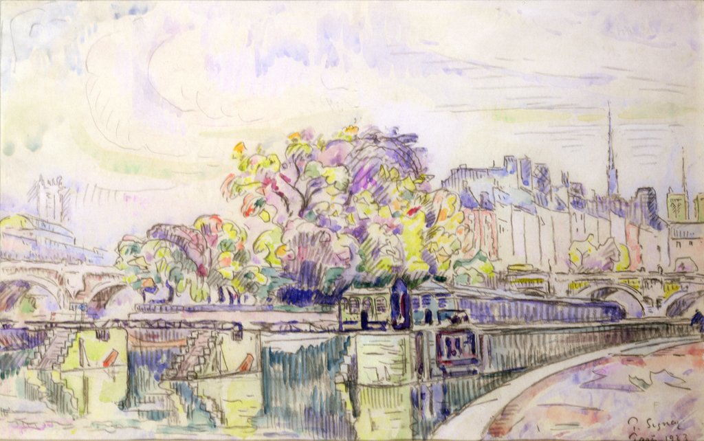 Detail of Paris, 1923 by Paul Signac
