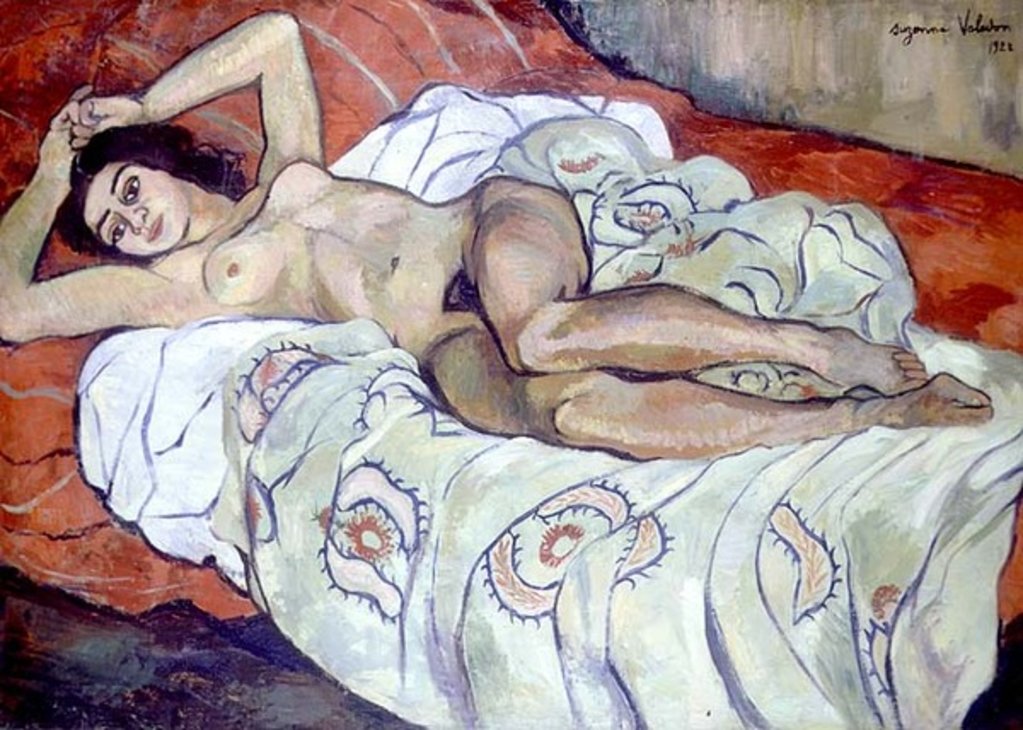 Detail of Nude Female Reclining, 1922 by Marie Clementine Valadon