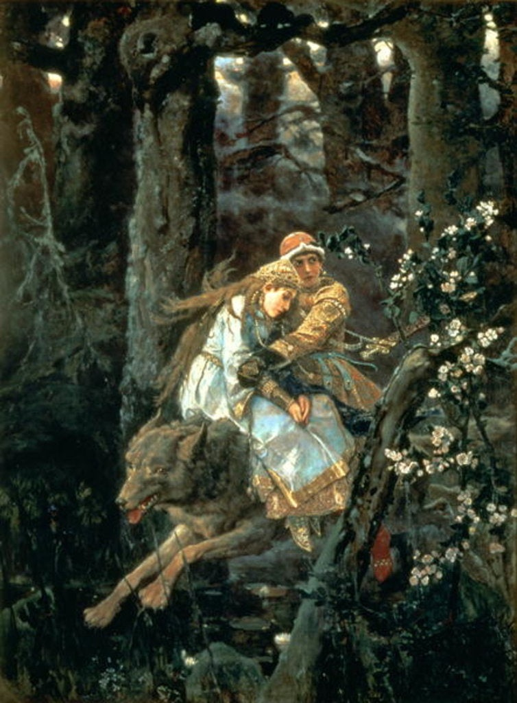 Detail of Prince Ivan on the Grey Wolf, 1889 by Victor Mikhailovich Vasnetsov