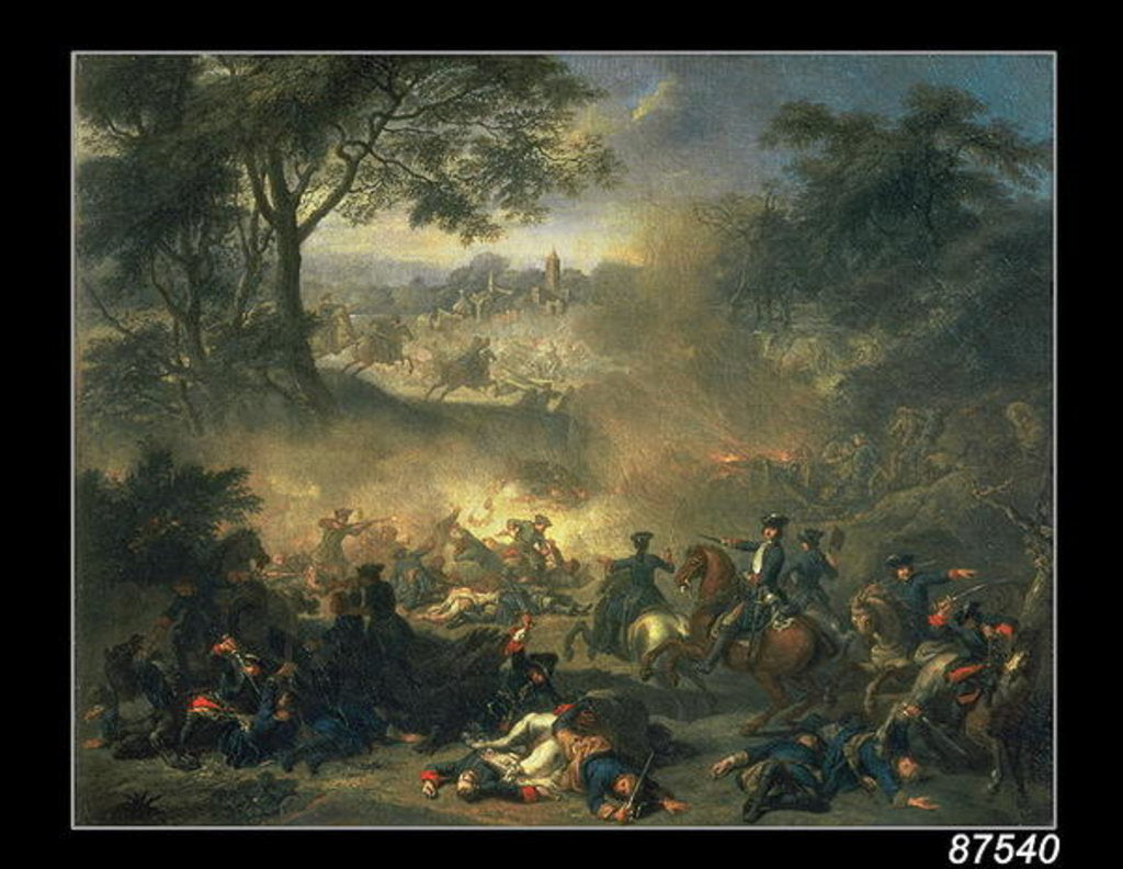 Detail of The Battle of Poltava in 1709, 1717 by Jean-Marc Nattier