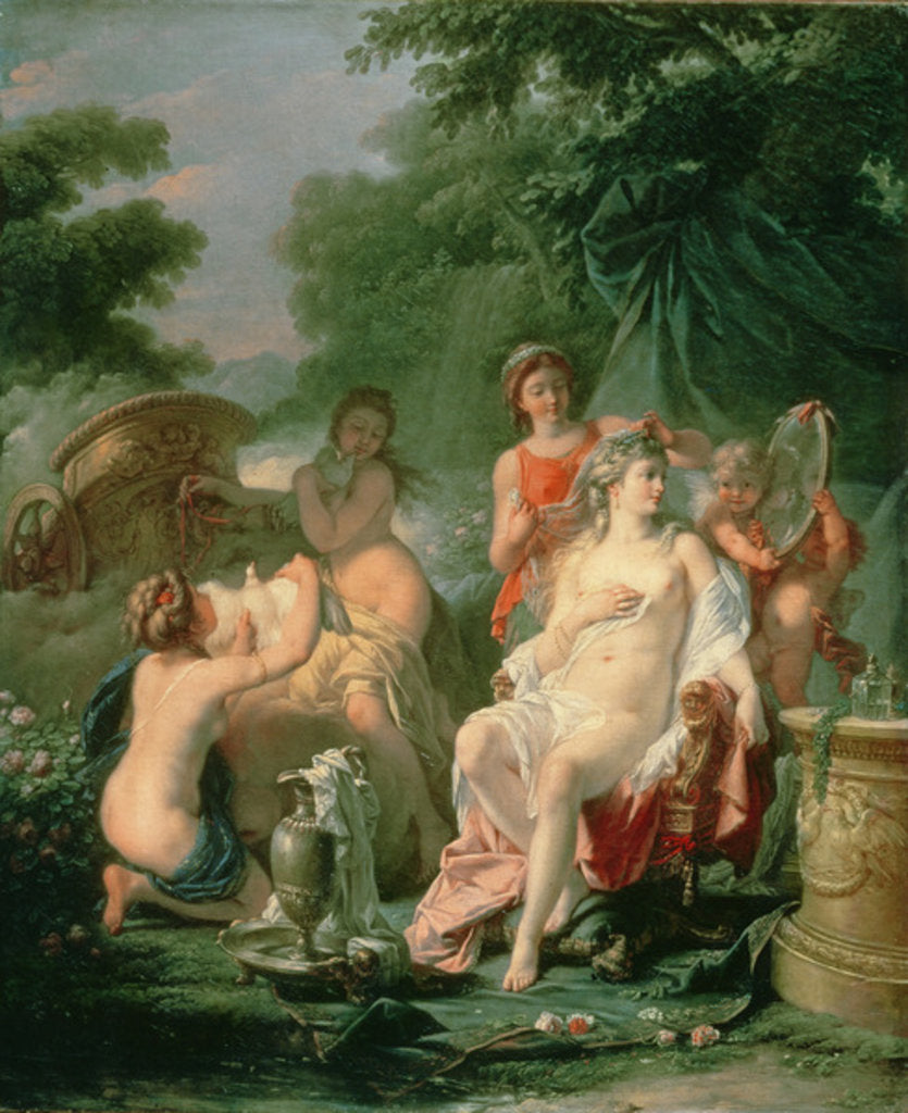 Detail of Venus at her Toilet, 1760 by Hugues Taraval
