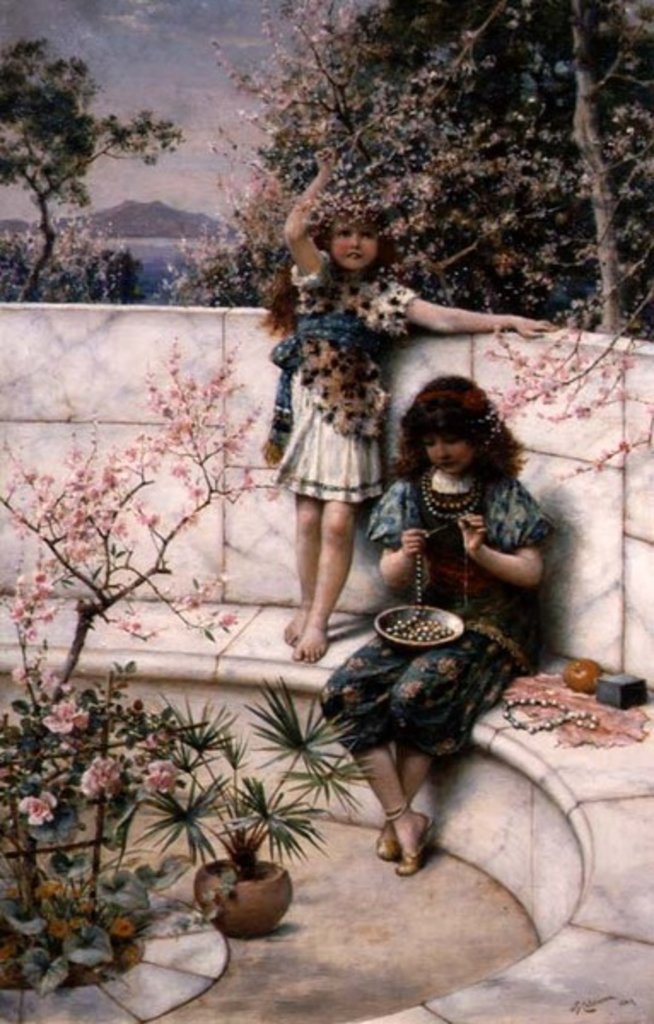 Detail of Early Spring Blossom, 1889 by William Stephen Coleman