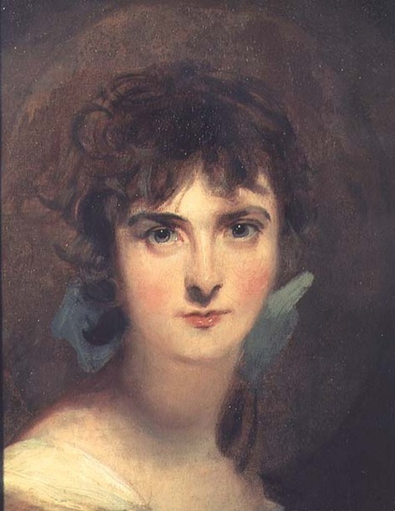 Detail of Portrait of Sally Siddons by Thomas Lawrence