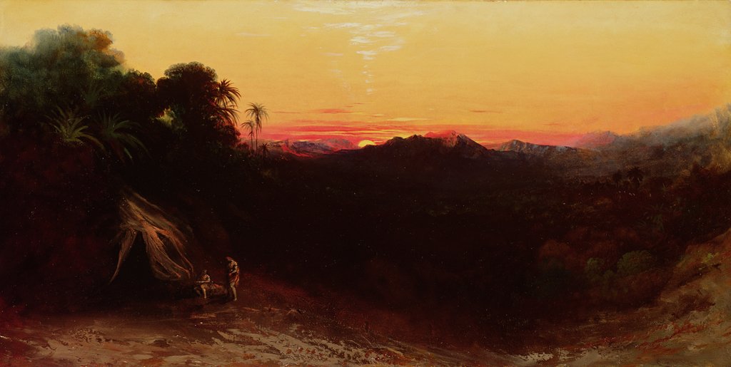 Detail of Meeting of Jacob and Esau by John Martin