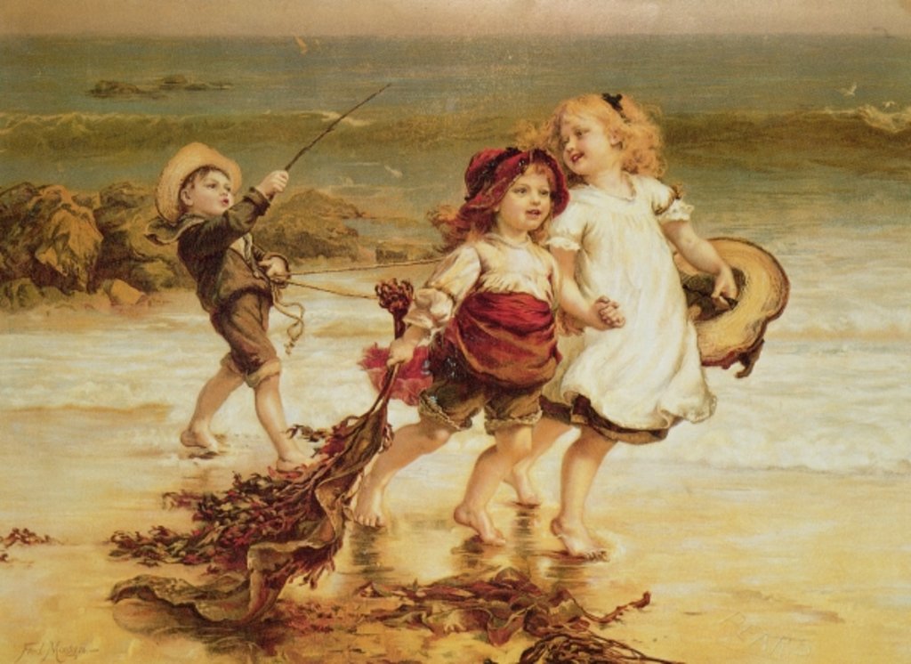 Detail of Sea Horses by Frederick Morgan