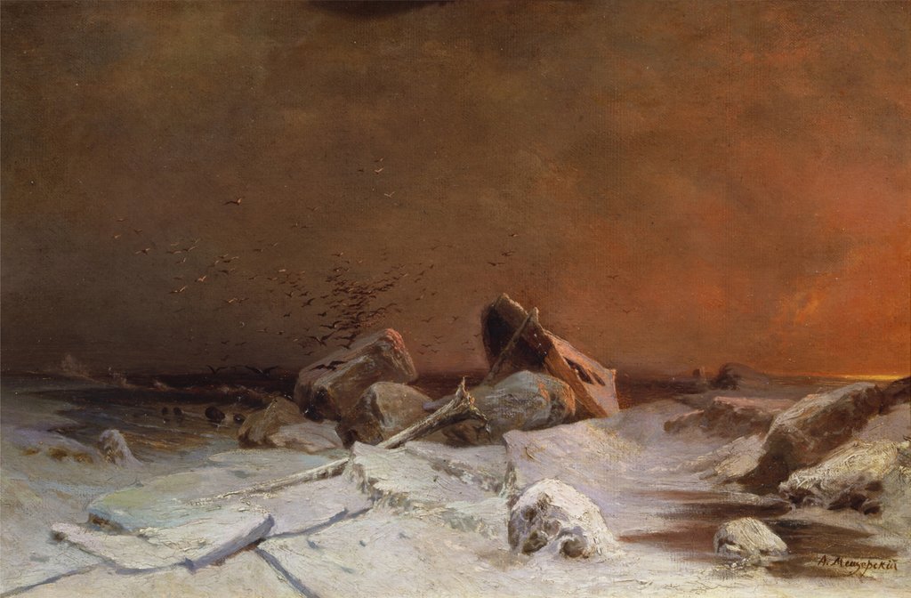 Detail of The Debacle by Arseniy Ivanovich Meshchersky