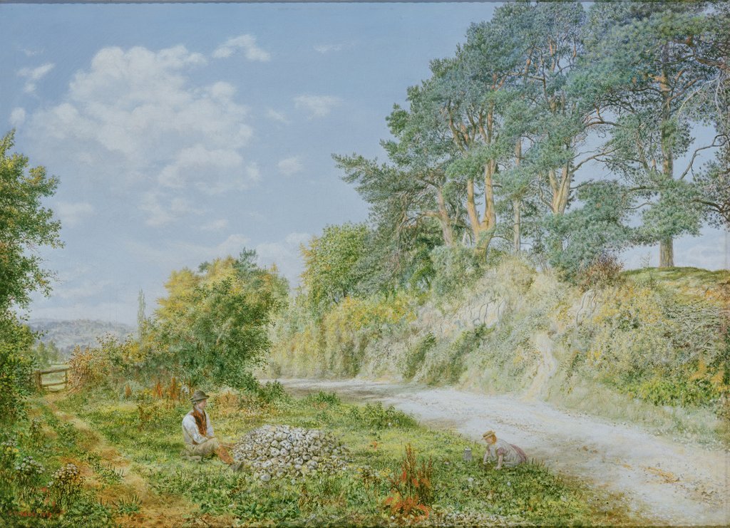 Detail of The Stonebreaker, 1868 by George William Mote