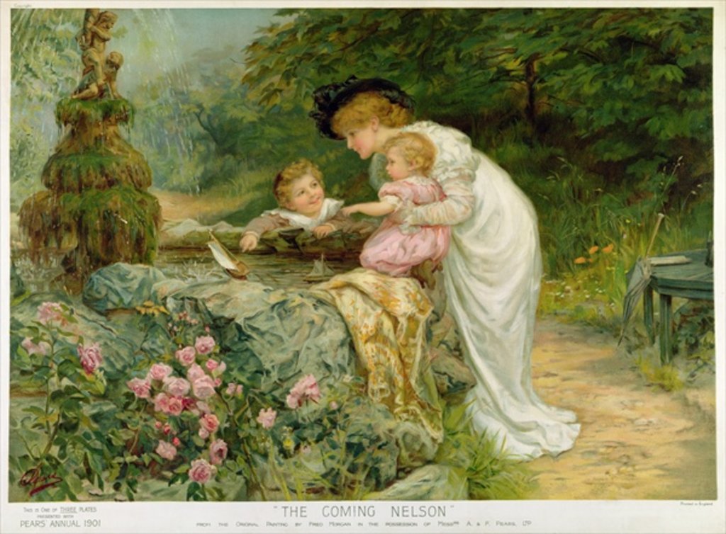 Detail of The Coming Nelson by Frederick Morgan