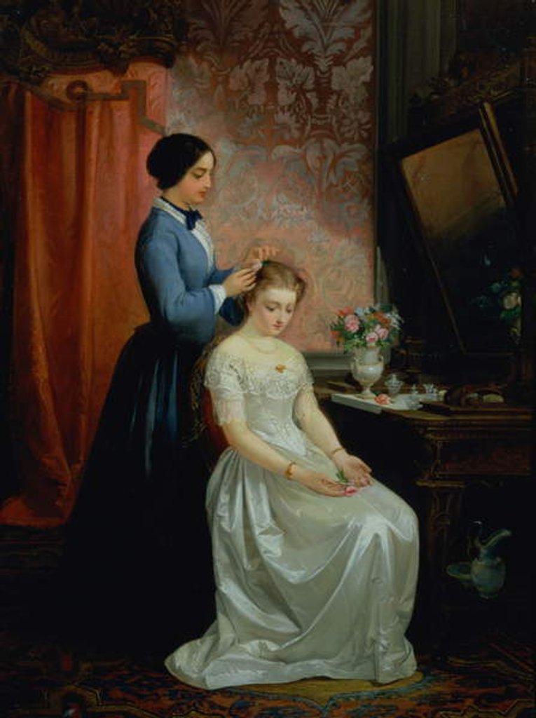 Detail of Preparing for the Ball, 1894 by Giovanni Mochi