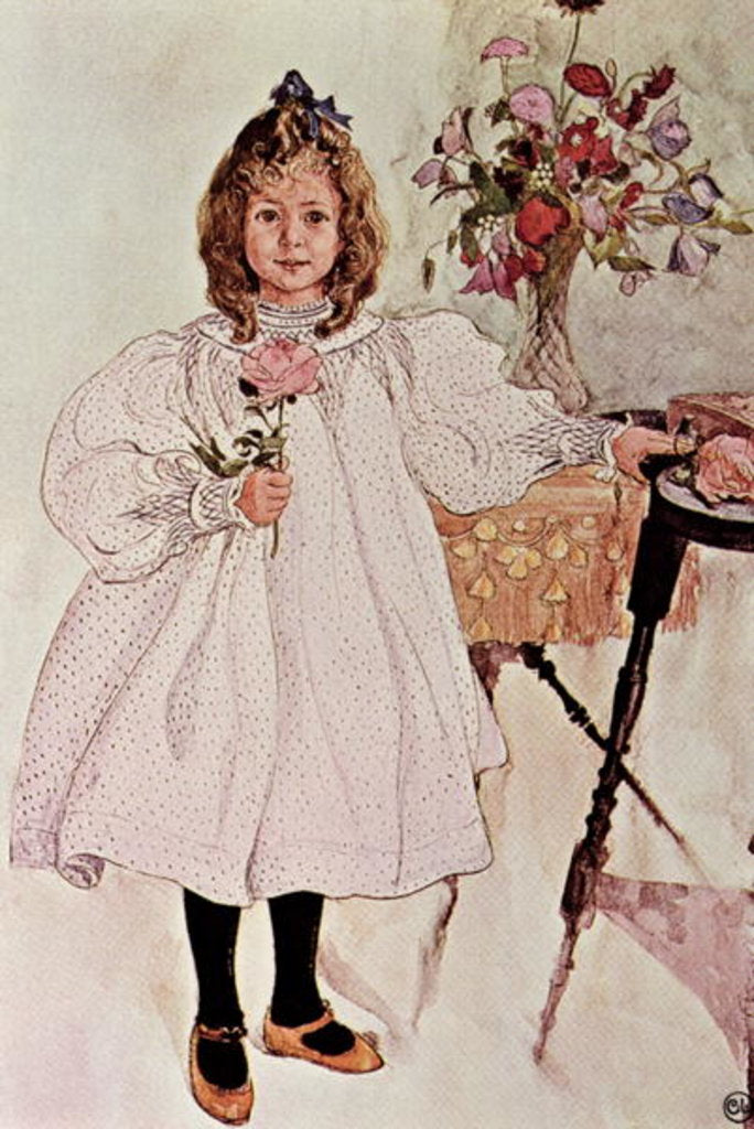 Detail of Gladys, 1895 by Carl Larsson