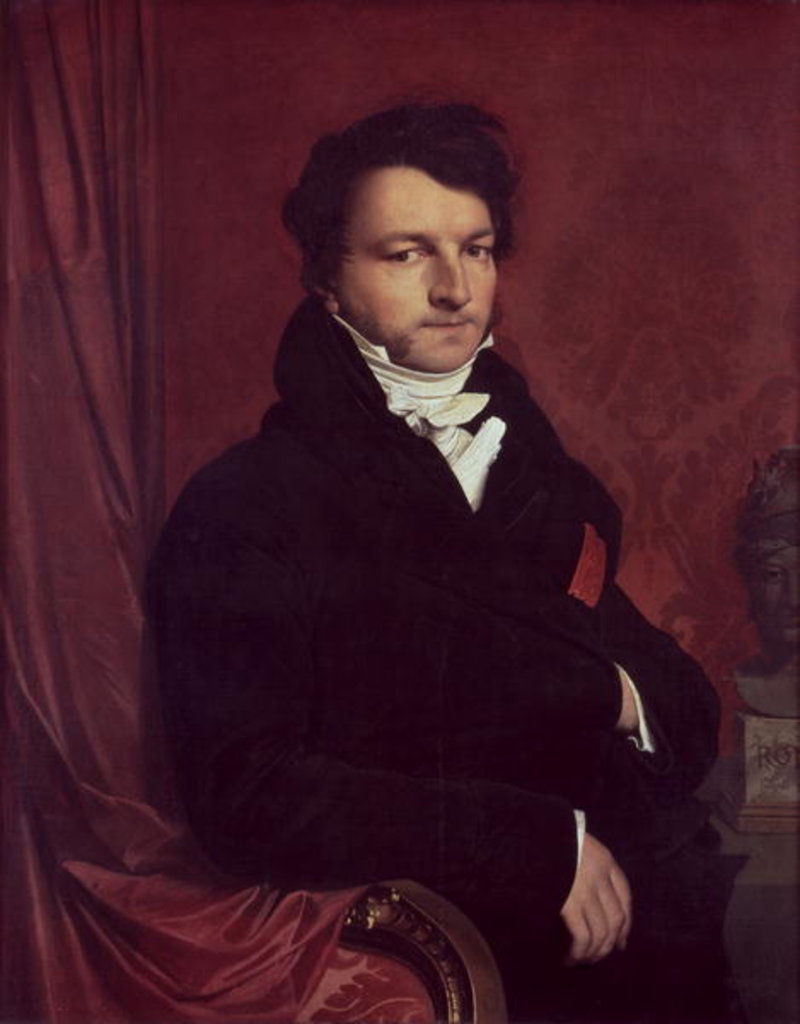 Detail of Monsieur de Norvins, 1811-12 by Jean Auguste Dominique Ingres