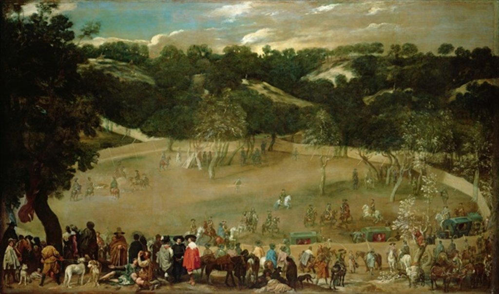 Detail of Philip IV Hunting Wild Boar, c.1632-7 by Diego Rodriguez de Silva y Velazquez