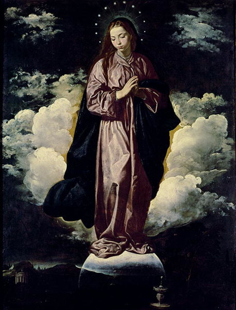Detail of The Immaculate Conception, c.1618-19 by Diego Rodriguez de Silva y Velazquez