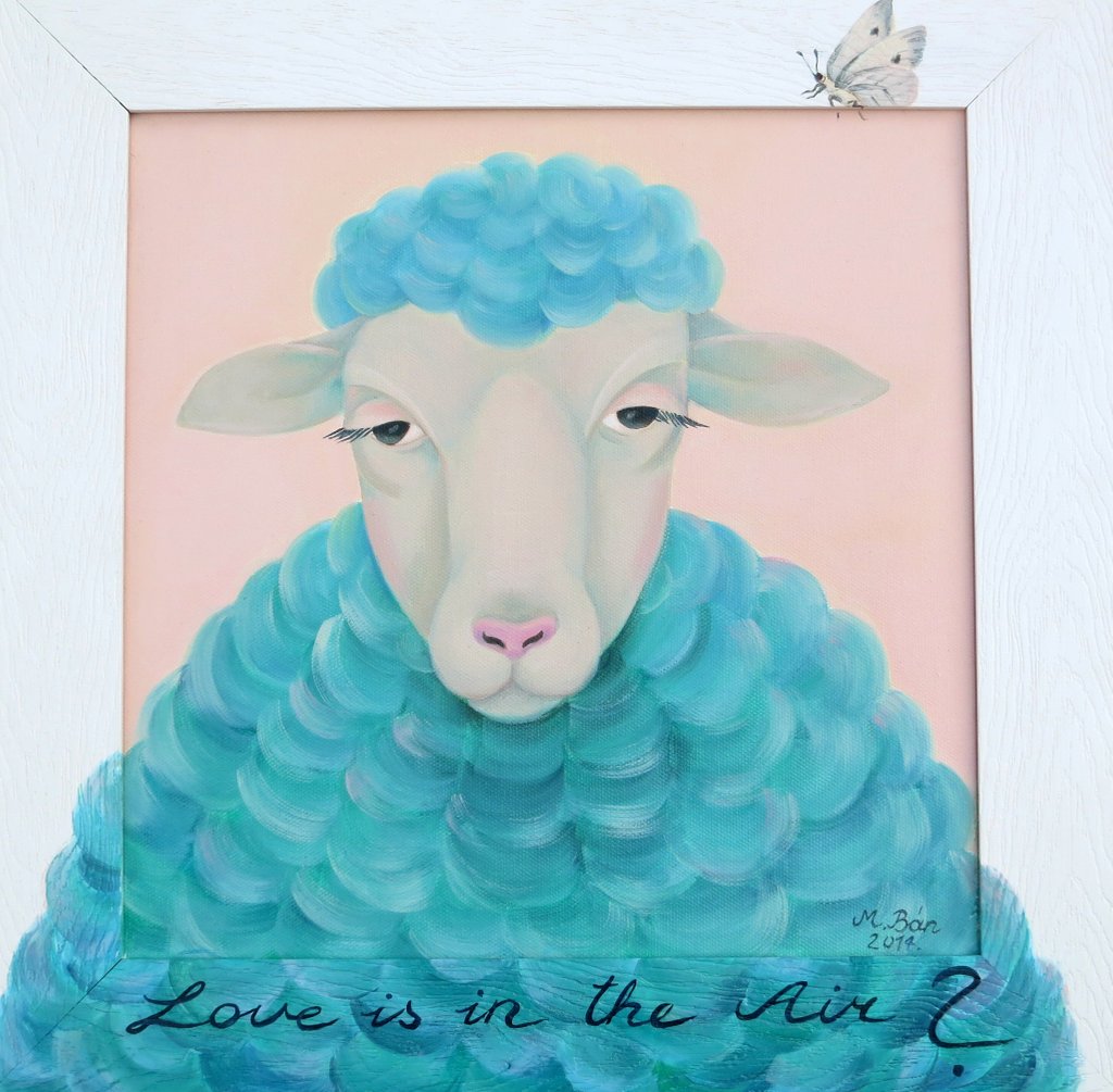 Detail of Love is in the Air, 2012 by Magdolna Ban