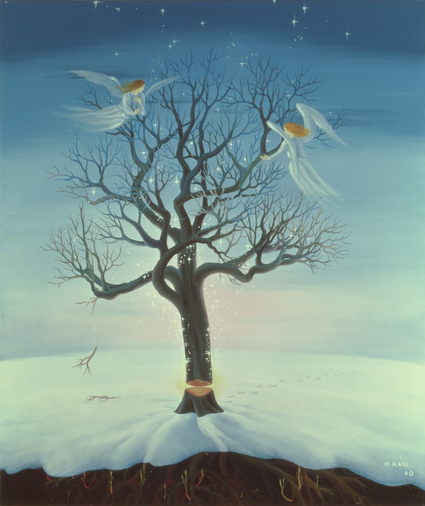 Detail of To Be Born Again, 2000 by Magdolna Ban