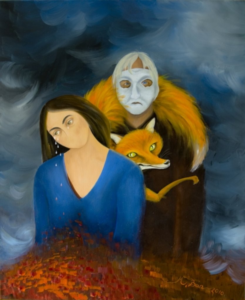 Detail of Menage a Trois by Magdolna Ban