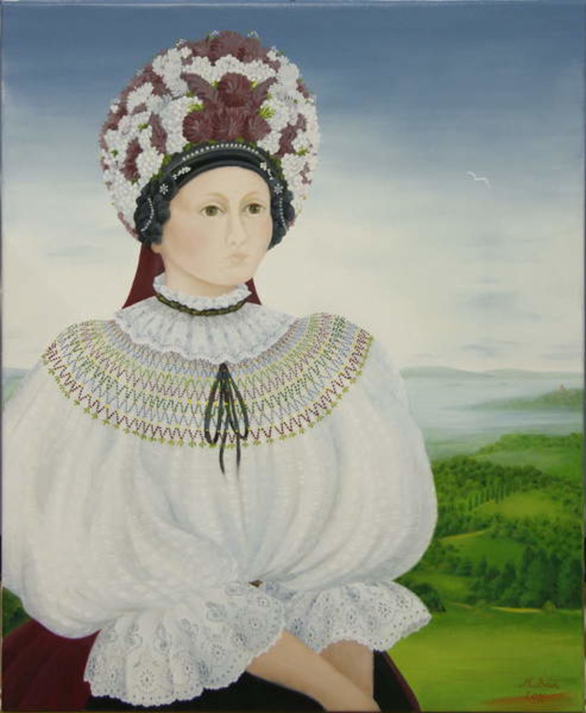 Detail of The Bride by Magdolna Ban