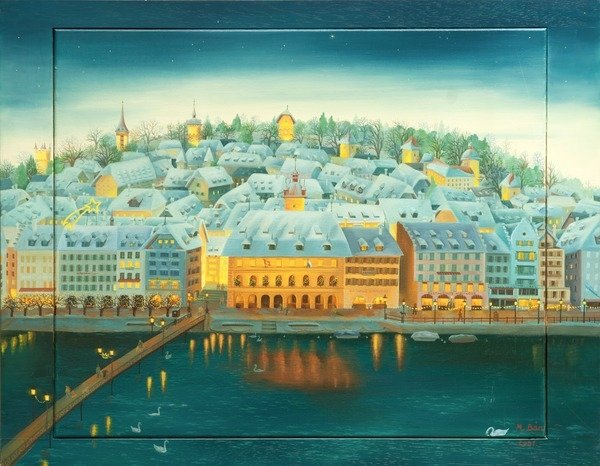 Detail of Lucernensis, 2001 by Magdolna Ban