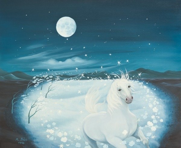 Detail of White Song, 1996 by Magdolna Ban