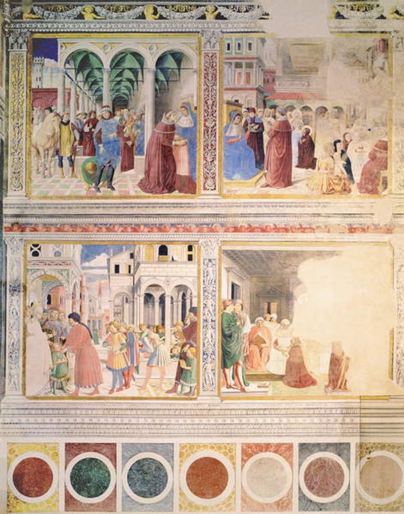 Detail of Episodes from the Life of St. Augustine, 1463-65 by Benozzo di Lese di Sandro Gozzoli