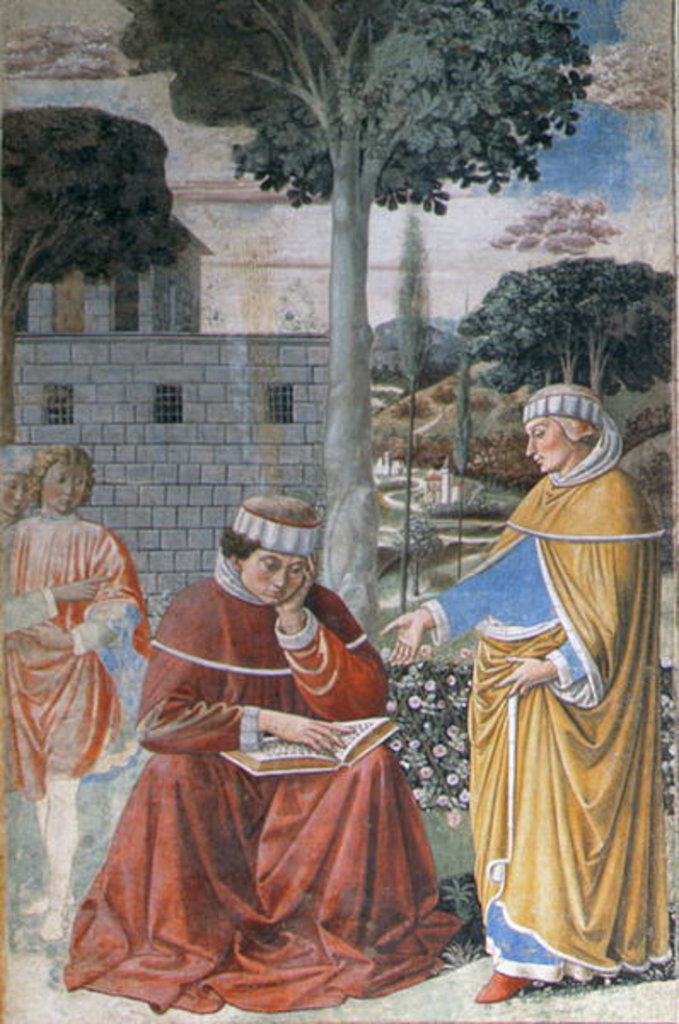 Detail of Episodes from the Life of St. Augustine, 1463-65 by Benozzo di Lese di Sandro Gozzoli