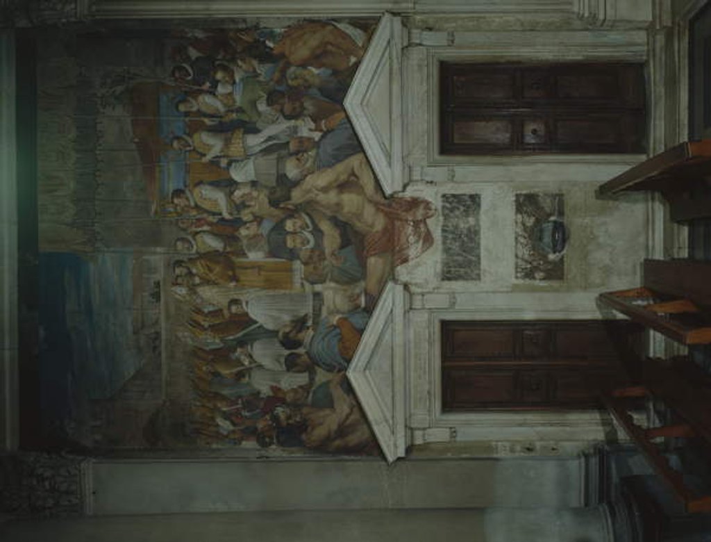 Detail of Procession of the body of Saint Antoninus, 1589 by Domenico Cresti