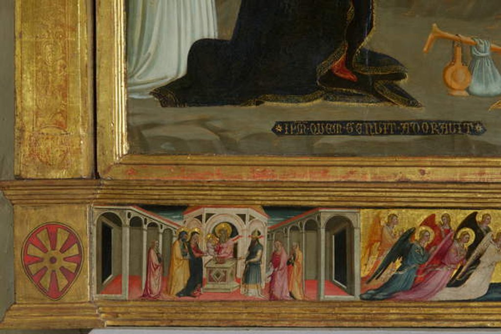 Detail of Detail from Nativity by Bicci di Lorenzo